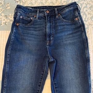 GAP VINTAGE SLIM SKY HIGH DARK WASH JEANS in Size 28/6R